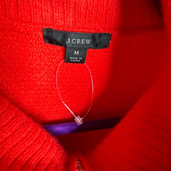 J Crew Women's Cable-knit half-zip sweater in Supersoft yarn - Picture 10 of 11